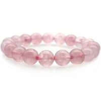 Rose Quartz Bead Bracelet Rose Quartz Bead Bracelet